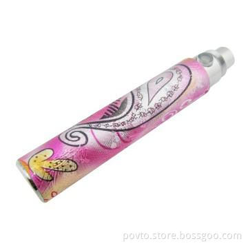 Most popular beautiful e cigarette battery  with various colors